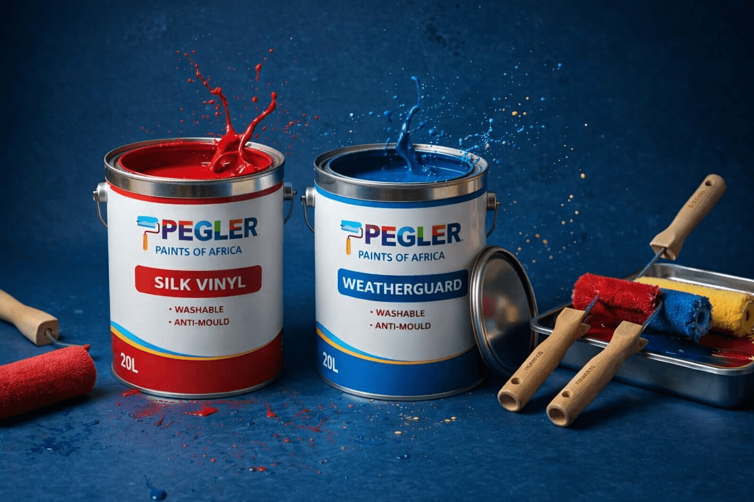 Gamme de peintures Pegler Paints of Africa — peinture professionnelle en RDC